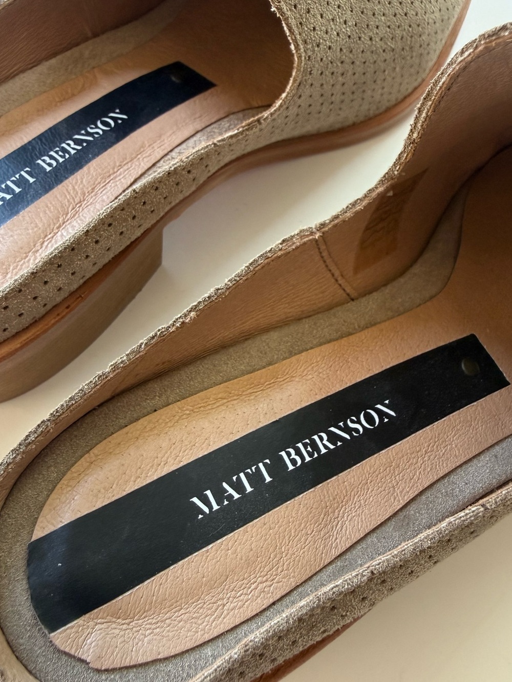 sale | matt bernson | perforated mules - Picture 7 of 10